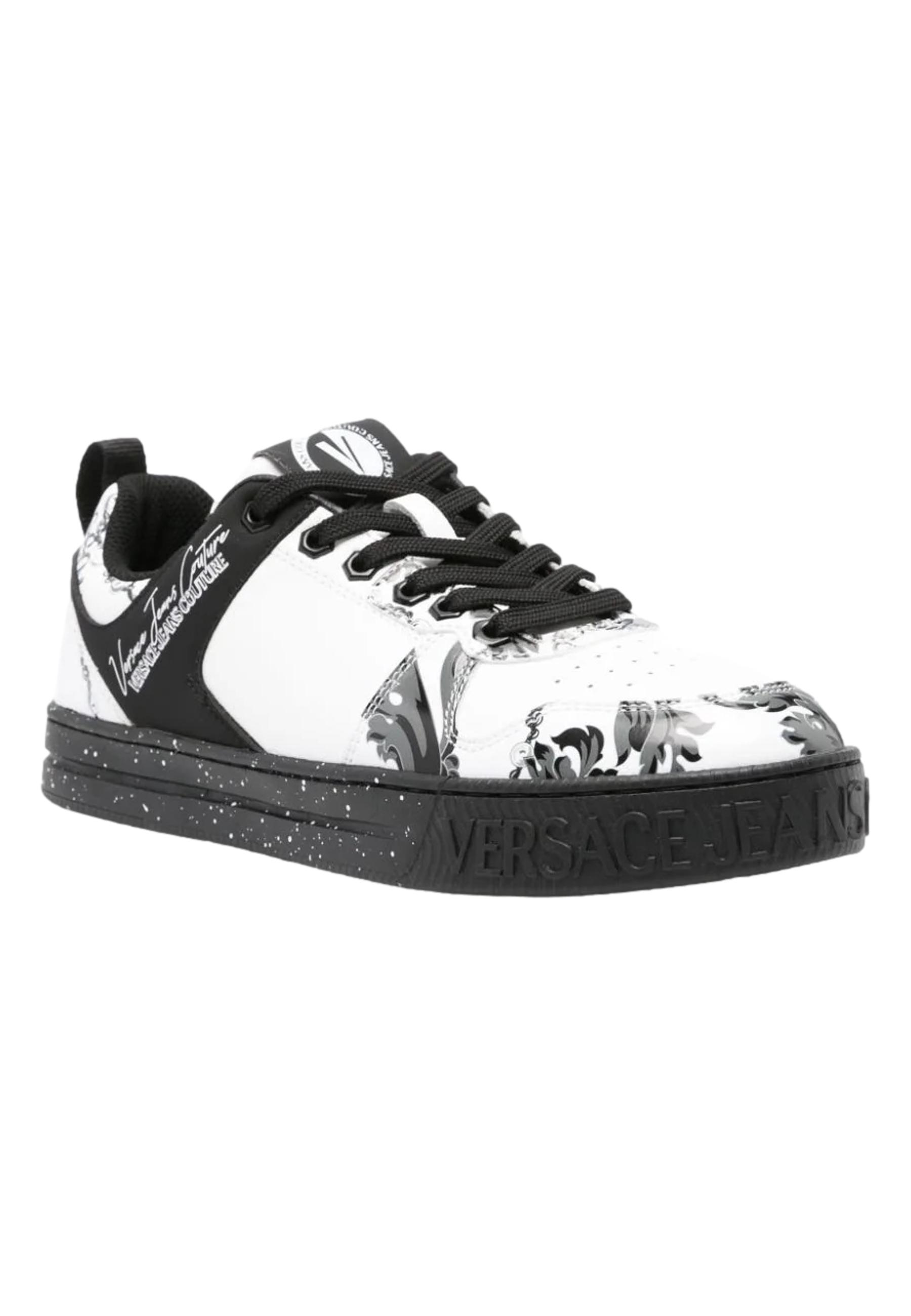 LACE-UP TRAINERS WITH GRAPHIC PRINT - VERSACE JEANS COUTURE